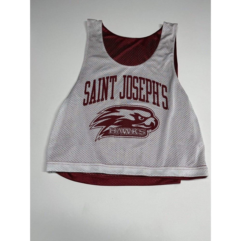 St Josephs Hawks Basketball Jersey Reversible Small Original League‎